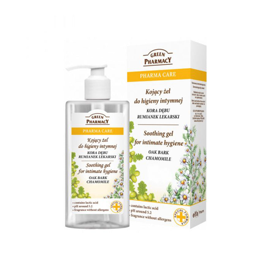 Green Pharmacy Soothing Intimate Hygiene Gel Oak Bark Chamomile 300 ml