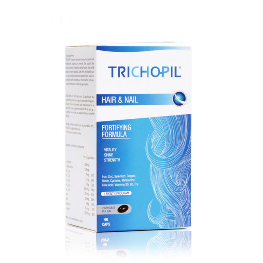 Trichopil Hair & Nail Fortying Formula for Vitality Shine and Strength 60 Capsules